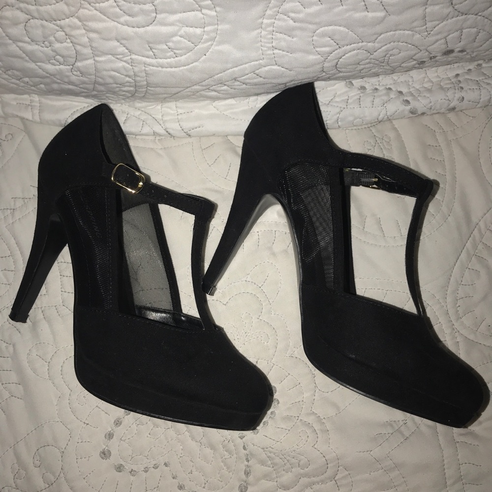 Call it Spring black Mary Jane heels